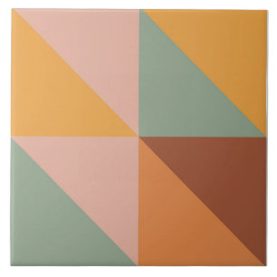 Boho Blocks Floral Tile