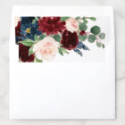 Boho Bloom | Burgundy Red and Navy Blue Bouquet