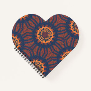 Boho Bloom Mandala Pattern Notebook