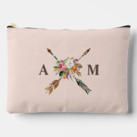 Boho Blooms and Arrows Monogrammed