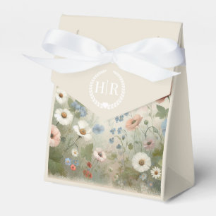 Boho Blooms and Vintage Vows Wedding Favour Box