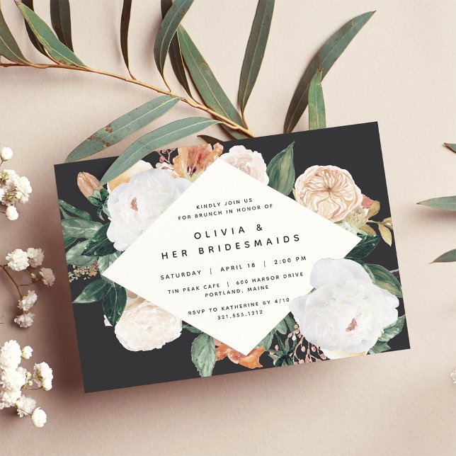 Boho Blooms | Bridesmaids Brunch or Luncheon Invitation (Creator Uploaded)