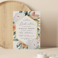 Boho Blooms Modern Floral Baby Dedication
