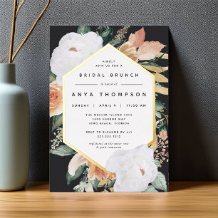 Boho Blooms Modern Floral Bridal Shower Brunch