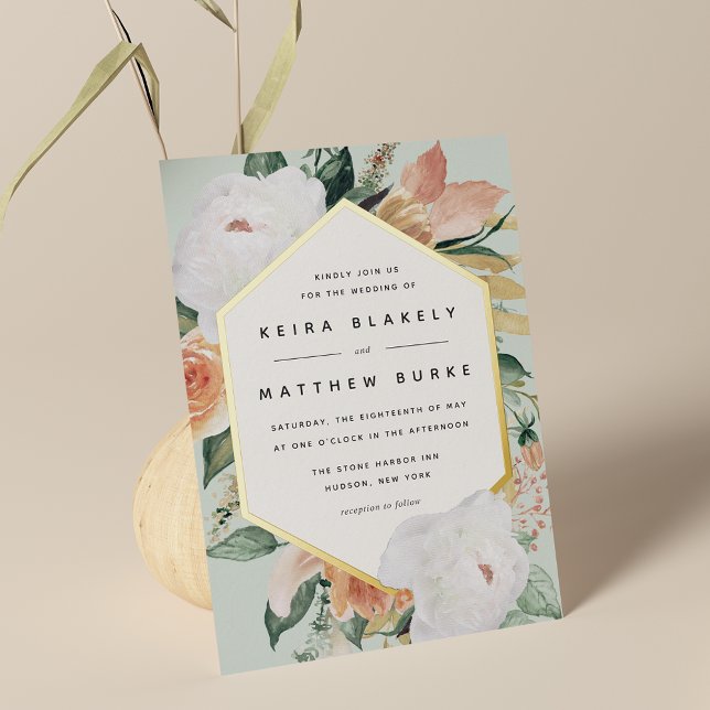 Boho Blooms Modern Geometric Floral Wedding (Creator Uploaded)