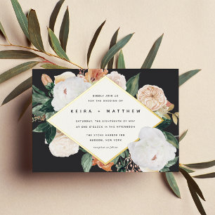 Boho Blooms Modern Geometric Floral Wedding