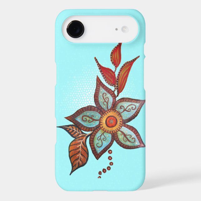 Boho Blue Case-Mate iPhone Case (Back)