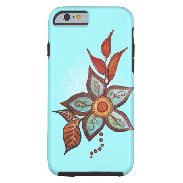 Boho Blue Case-Mate iPhone Case (Back)