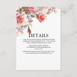 Boho Blush Floral Wedding Invitation