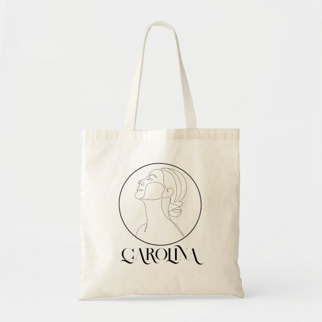  Boho Bohemian Abstract Minimal Style Tote Bag (Front)
