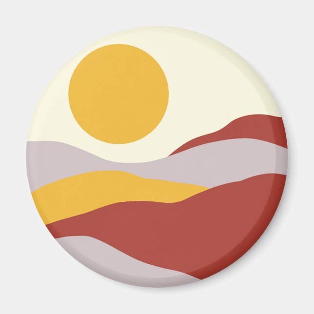 Boho bohemian N4 Magnet (Front)