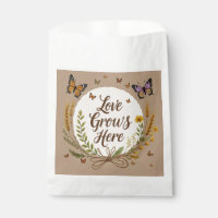 Boho Bohemian Wildflowers, butterflies, wheat