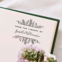 Boho Botanical From the Library of Bookplate