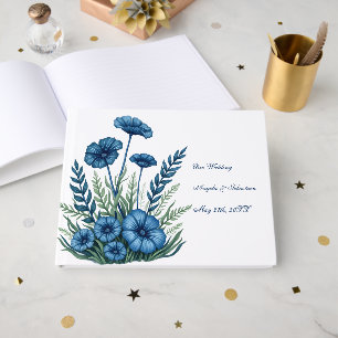 Boho Botanical Guest Book Wedding Sign-In Book