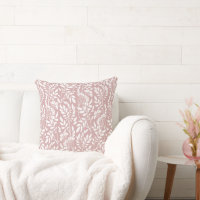 Boho Botanical White Foliage Rose Pink