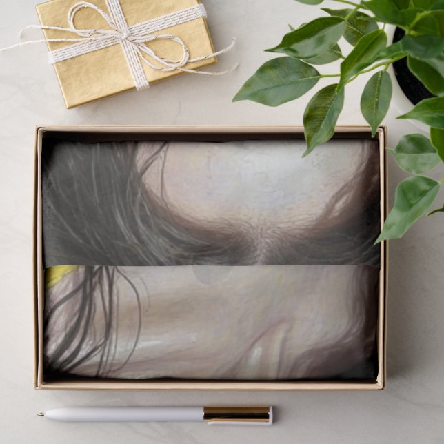 Boho Botanical Woman Decoupage Tissue Paper (Gift)