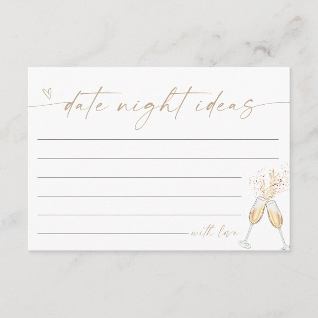 Boho Bridal Shower Enclosure Card (Front)