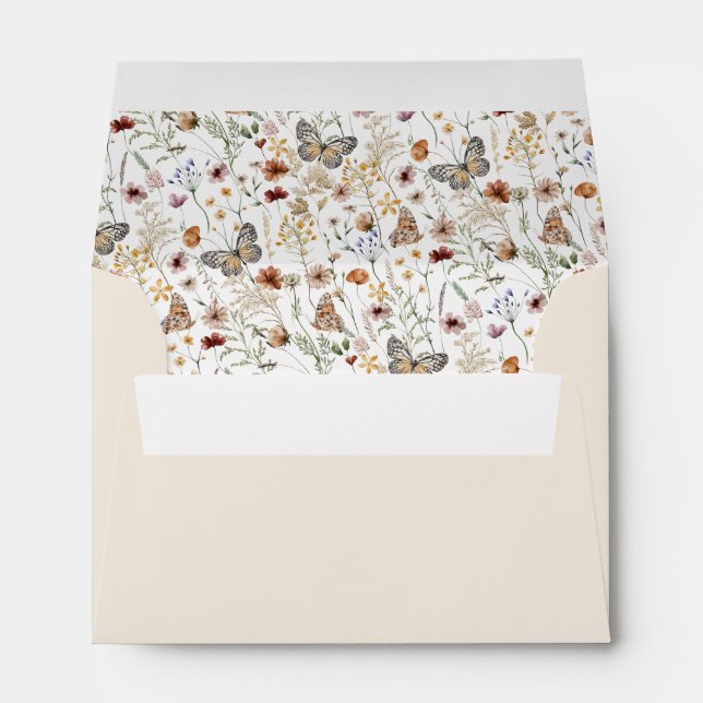 Boho Bridal Shower Envelope (Back (Bottom))