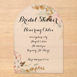 BOHO BRIDAL SHOWER INVITATION