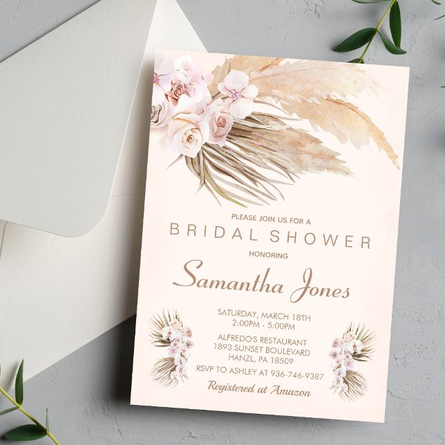 Boho Bridal Shower Invitation (Creator Uploaded)