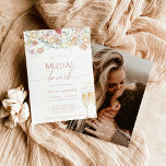 Boho Bridal Shower Invite | Modern Floral Brunch<br><div class="desc">This lovely Bridal Shower Invitation features handwritten calligraphy with modern florals- the perfect way to accent your bridal shower or special event. 

Easily edit most wording to match your event! Text and colours are fully editable —> click the "Customise Further" button to edit!</div>