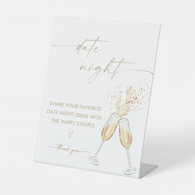 Boho Bridal Shower Recipe Card Sign (Front)