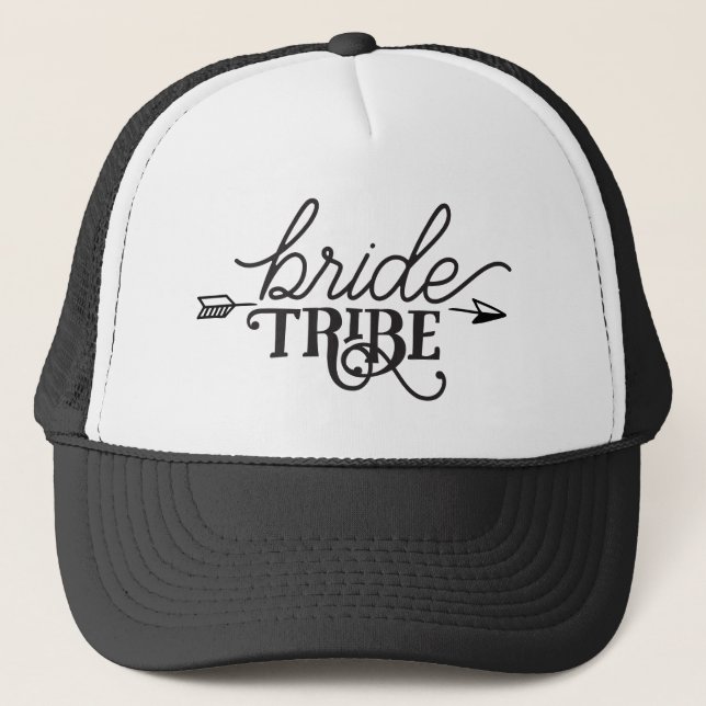 Boho Bride Tribe Trucker Hat (Front)