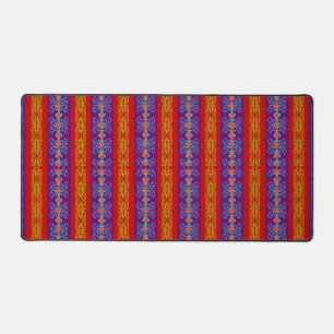 Boho Brocade Stripe Desk Mat