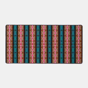 Boho Brocade Stripe Desk Mat