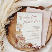 Boho Brown Fall Traveling Miss Mrs Bridal Shower