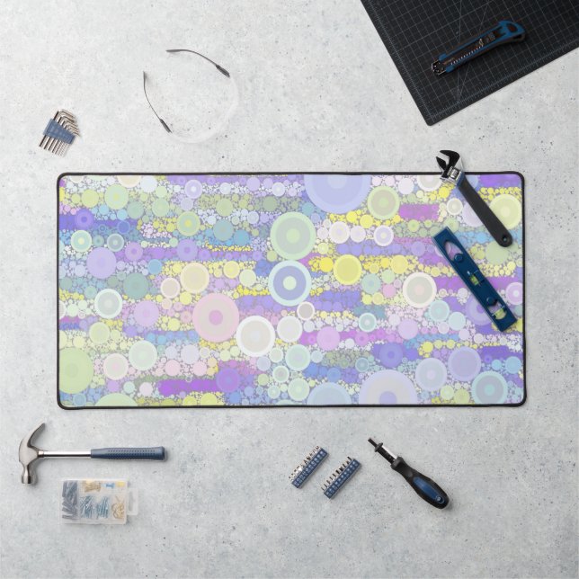 Boho Bubbles  Desk Mat (Workstation)