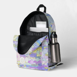 Boho Bubbles Printed Backpack