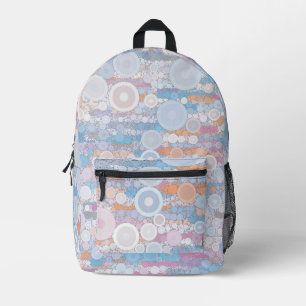 Boho Bubbles  Printed Backpack