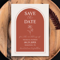 Boho Budget Terracotta Rust Flower Wedding | DIY