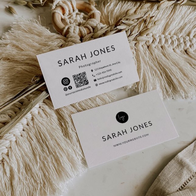 Boho Business Card Template (Boho Business Card Template)