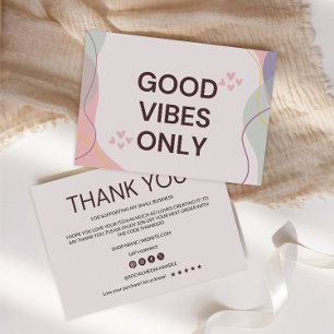 Boho Business Thank You Card