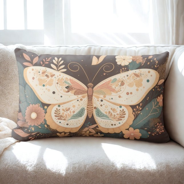 Boho Butterfly  Lumbar Cushion (Creator Uploaded)