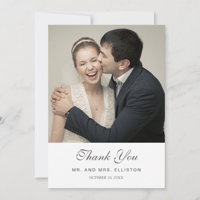Boho Cactus, Succulent & Floral | Thank You Card (Front)