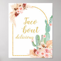 Boho Cactus Taco bout delicious