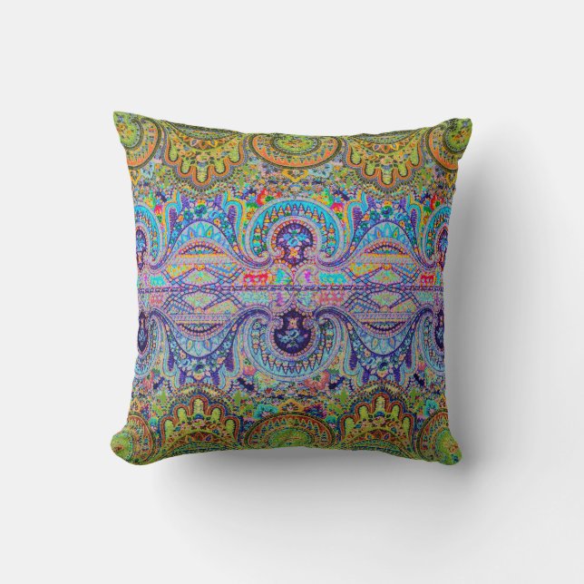 Boho Caravan 2.0 Customisable Cushion (Front)