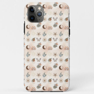 Boho Celestial Floral Pattern Case-Mate iPhone Case