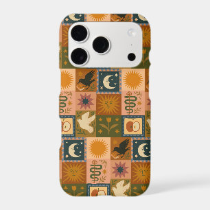 Boho Celestial Retro Sun & Moon