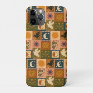 Boho Celestial   Retro Sun & Moon Case-Mate iPhone Case