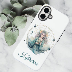 Boho Celestial Witchy Name iPhone 16 Plus Case