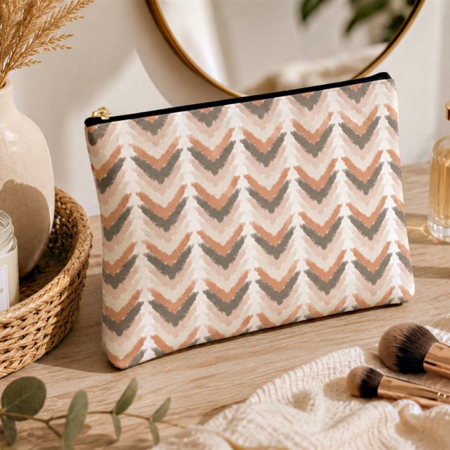Boho Chevron  Accessory Pouch (Creator Uploaded)