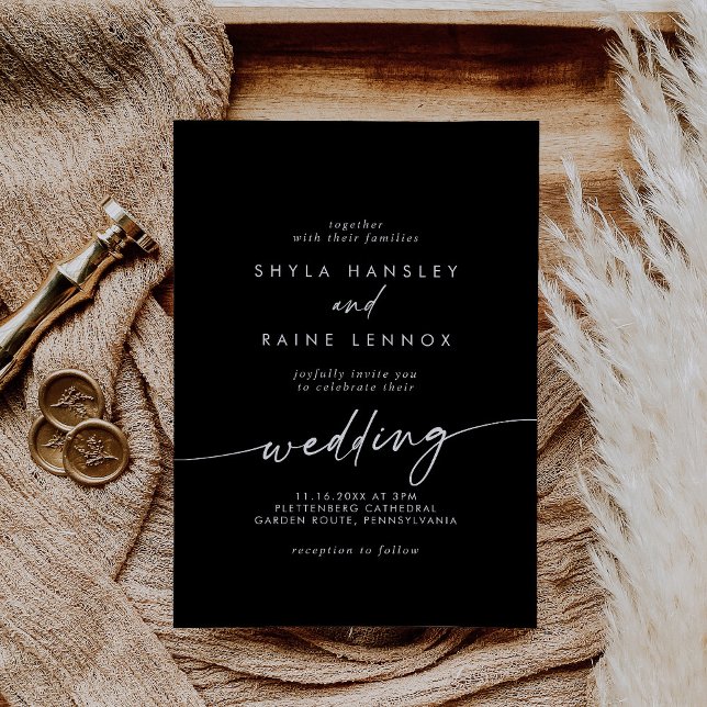 Boho Chic COLOR EDITABLE Wedding Invitation (Creator Uploaded)