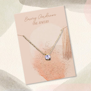 Boho Chic Designer Jewellery Necklace Holder Displ Business Card