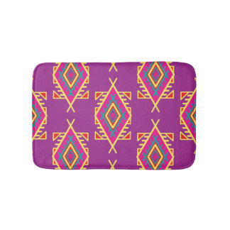 Boho Chic: Ethnic Seamless Ornament Bath Mat