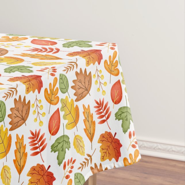 Boho Chic Fall Wedding Tablecloth (In Situ)