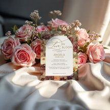 Boho Chic Floral Love In Bloom Bridal Shower 